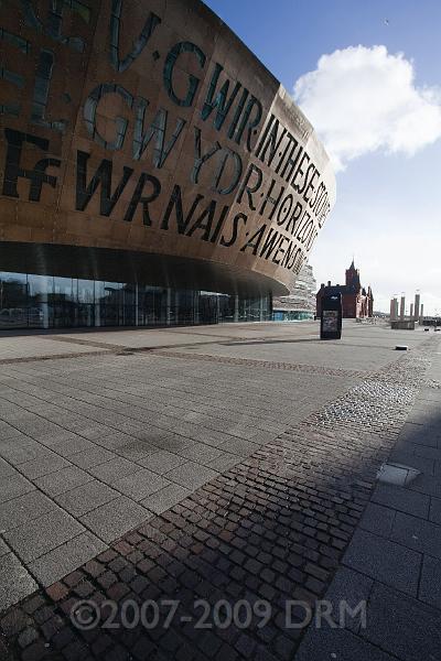 Millennium Centre 3.jpg - Millennium Centre, Cardiff, Wales, UK, January 2009