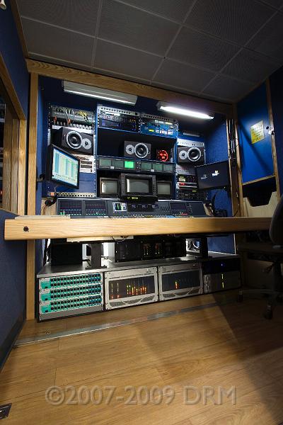 OB Truck Photos 5.jpg - Sound Control Room, OB Production Trailer, Ely, Cambridgeshire, UK, April 2008